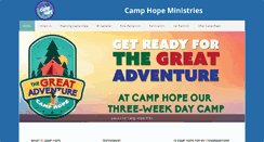 Desktop Screenshot of camphopeministries.org